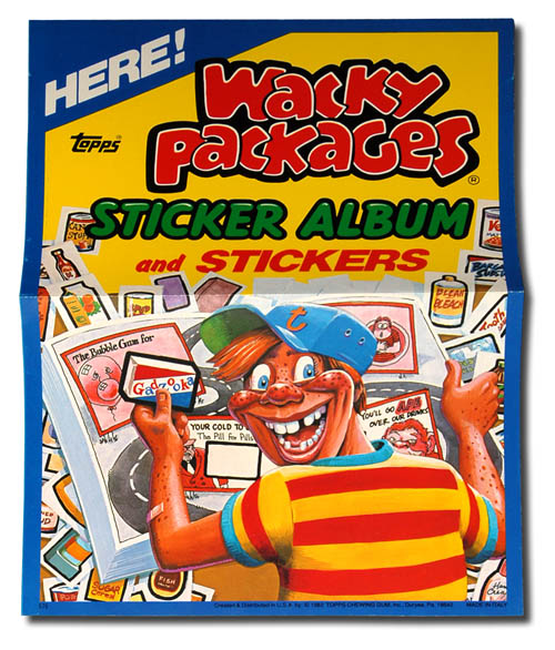 1982 WACKY PACKAGES STICKER ALBUM   NM/MT  @@ VERY NICE @@ 