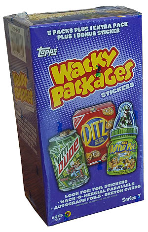 2010 TOPPS WACKY PACKAGES ANS7 CEREAL #7 C1-C6-2 BOX LOT NEW CONDITION 