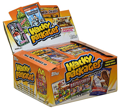 2013 Topps Wacky Packages ANS10 All New Series 10 Factory Sealed Box 24/10 